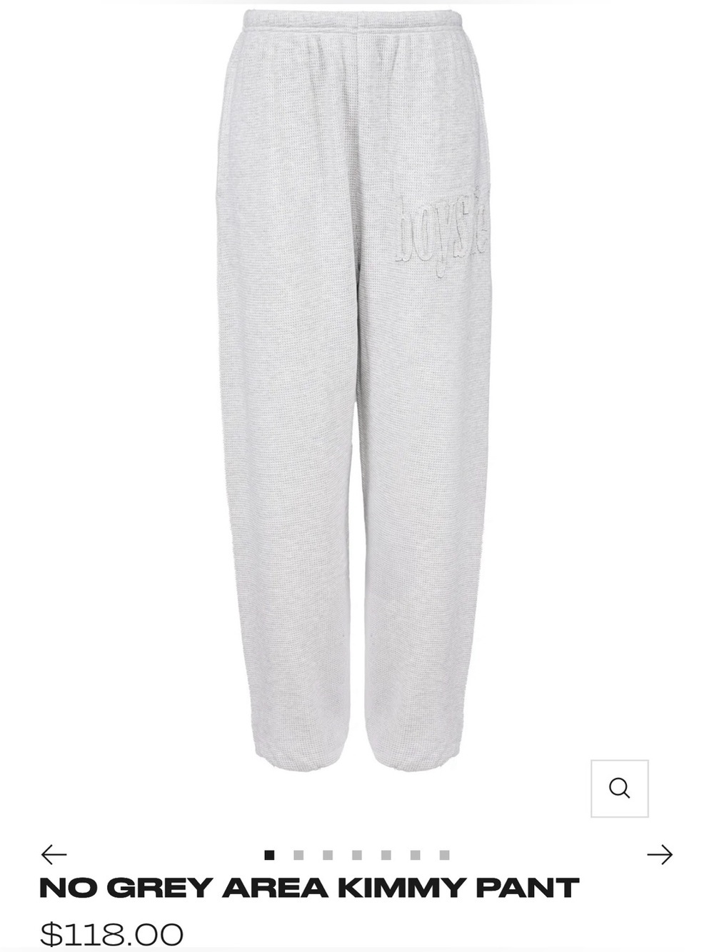 NWOT boys lie no grey area thermal kimmy pant